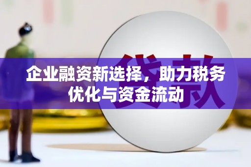 永寿企业融资新选择，助力税务优化与资金流动