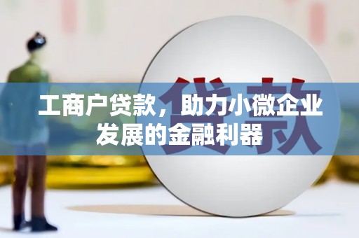 汐止工商户贷款，助力小微企业发展的金融利器
