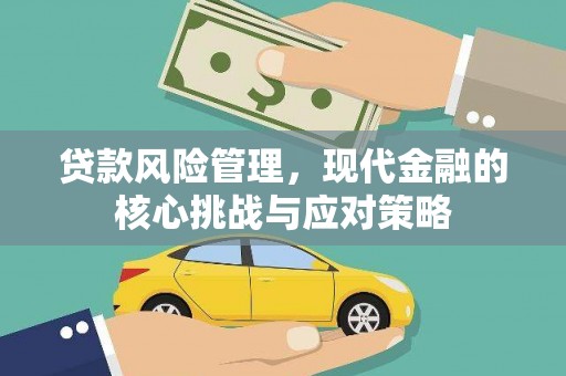 芙蓉贷款风险管理，现代金融的核心挑战与应对策略