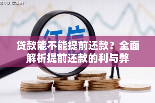 武汉贷款能不能提前还款？全面解析提前还款的利与弊