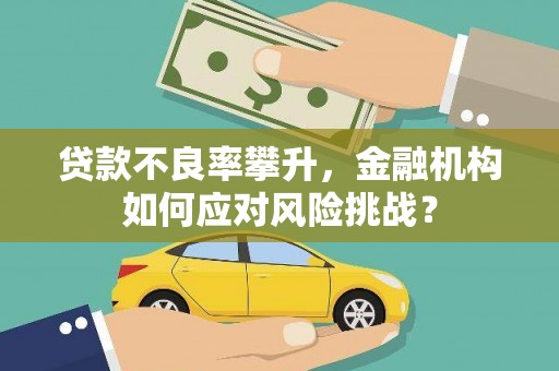 东营贷款不良率攀升，金融机构如何应对风险挑战？