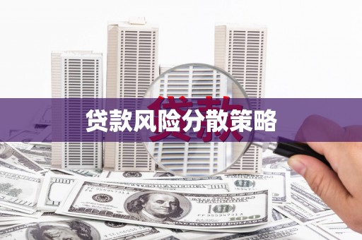 芦洲贷款风险分散策略