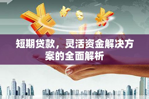 惠山短期贷款，灵活资金解决方案的全面解析