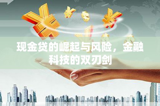 武江现金贷的崛起与风险，金融科技的双刃剑