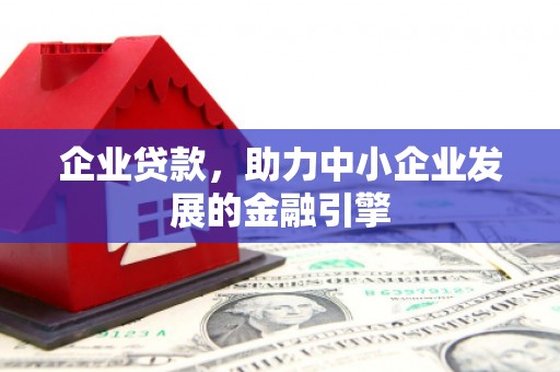 定结企业贷款，助力中小企业发展的金融引擎