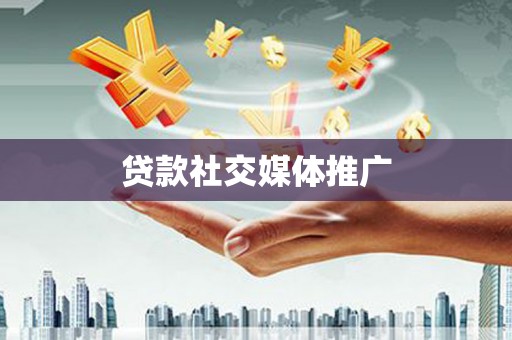 淮安贷款社交媒体推广
