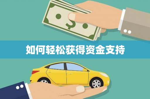 西秀如何轻松获得资金支持