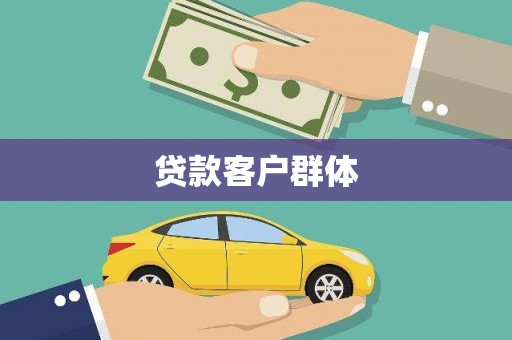 前镇贷款客户群体