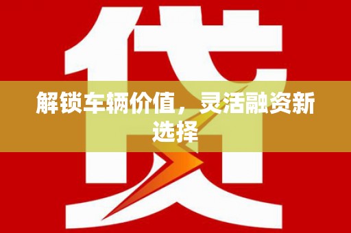 永寿解锁车辆价值，灵活融资新选择
